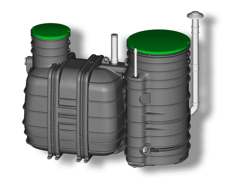 MONOBLOCK small sewage treatment plant